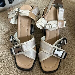 Zara buckle heels